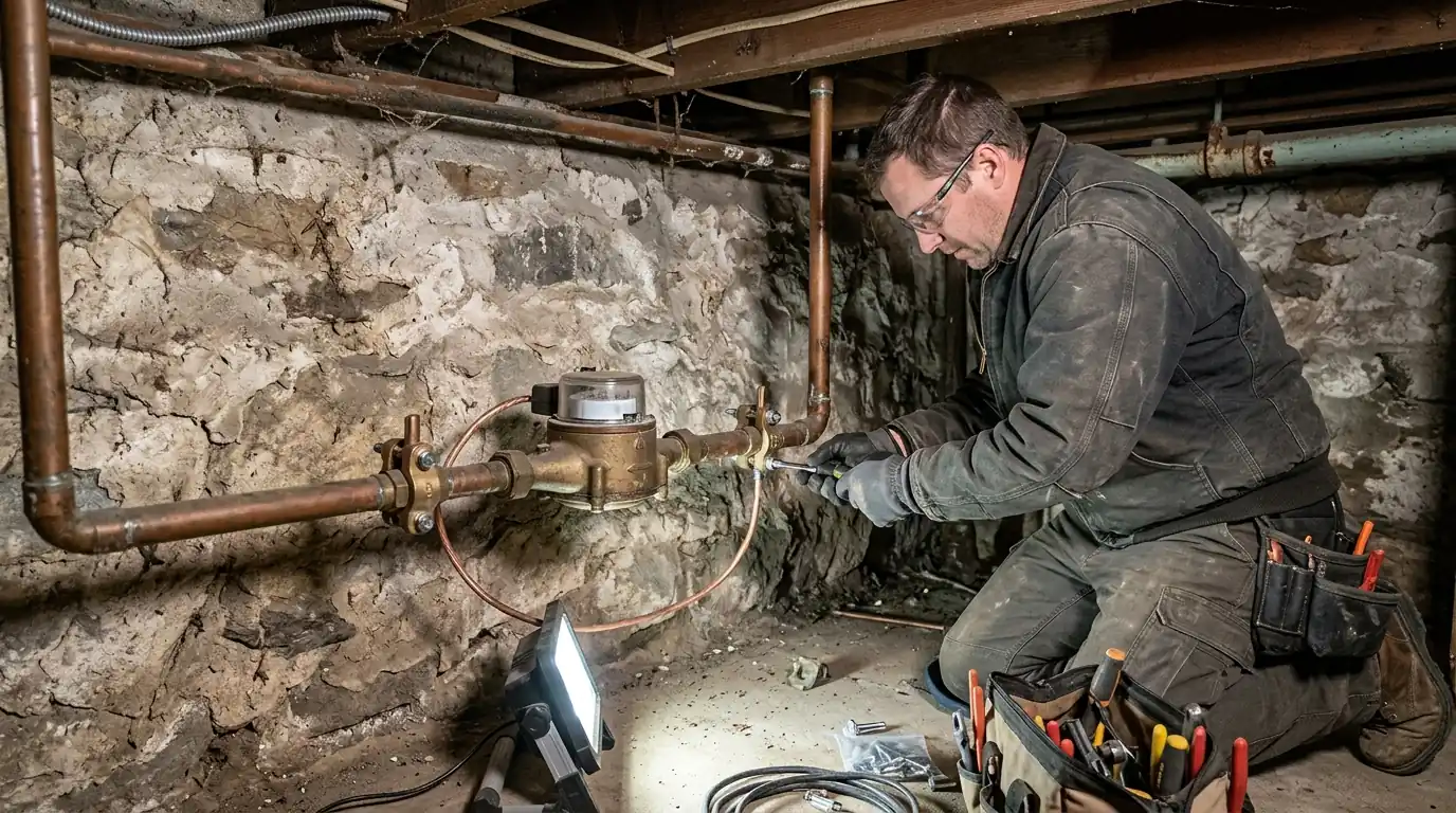 Ground rod and electrode work by a WireUp electrician