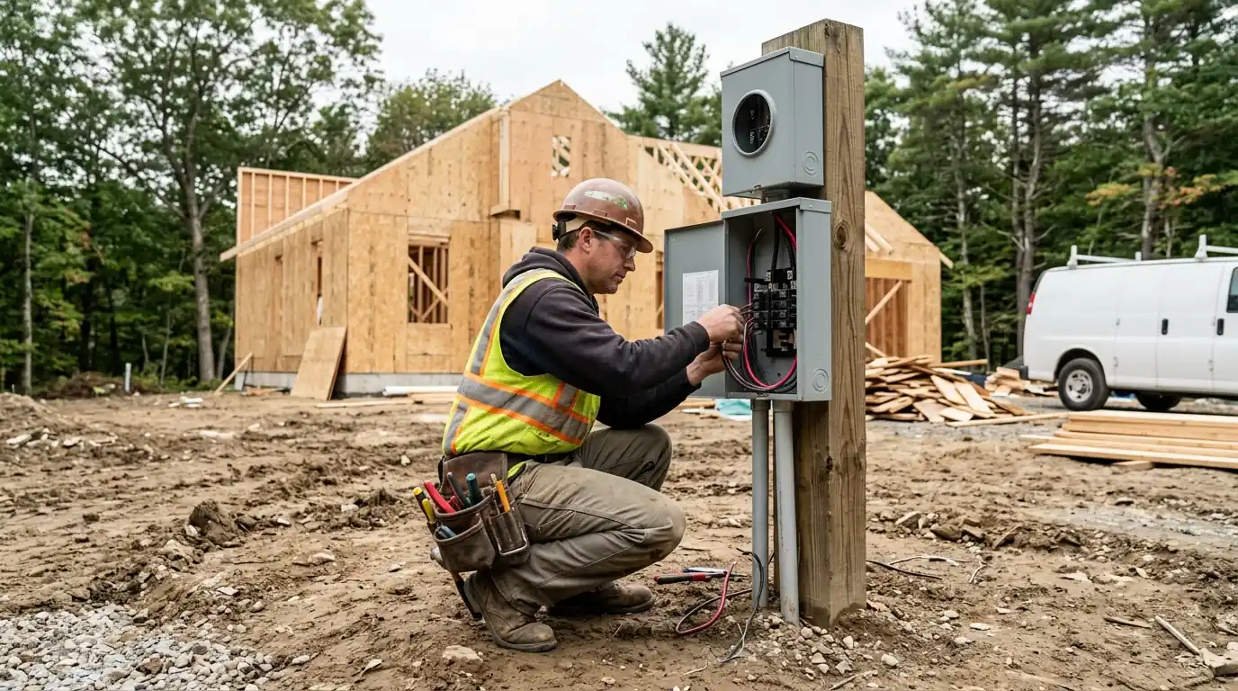 New Construction Wiring in a Boston home