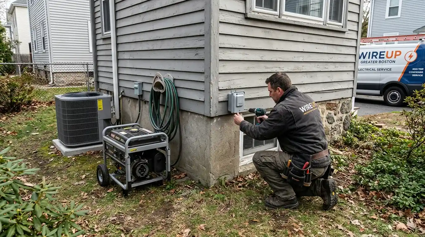 Electrician at work in Hyde Park