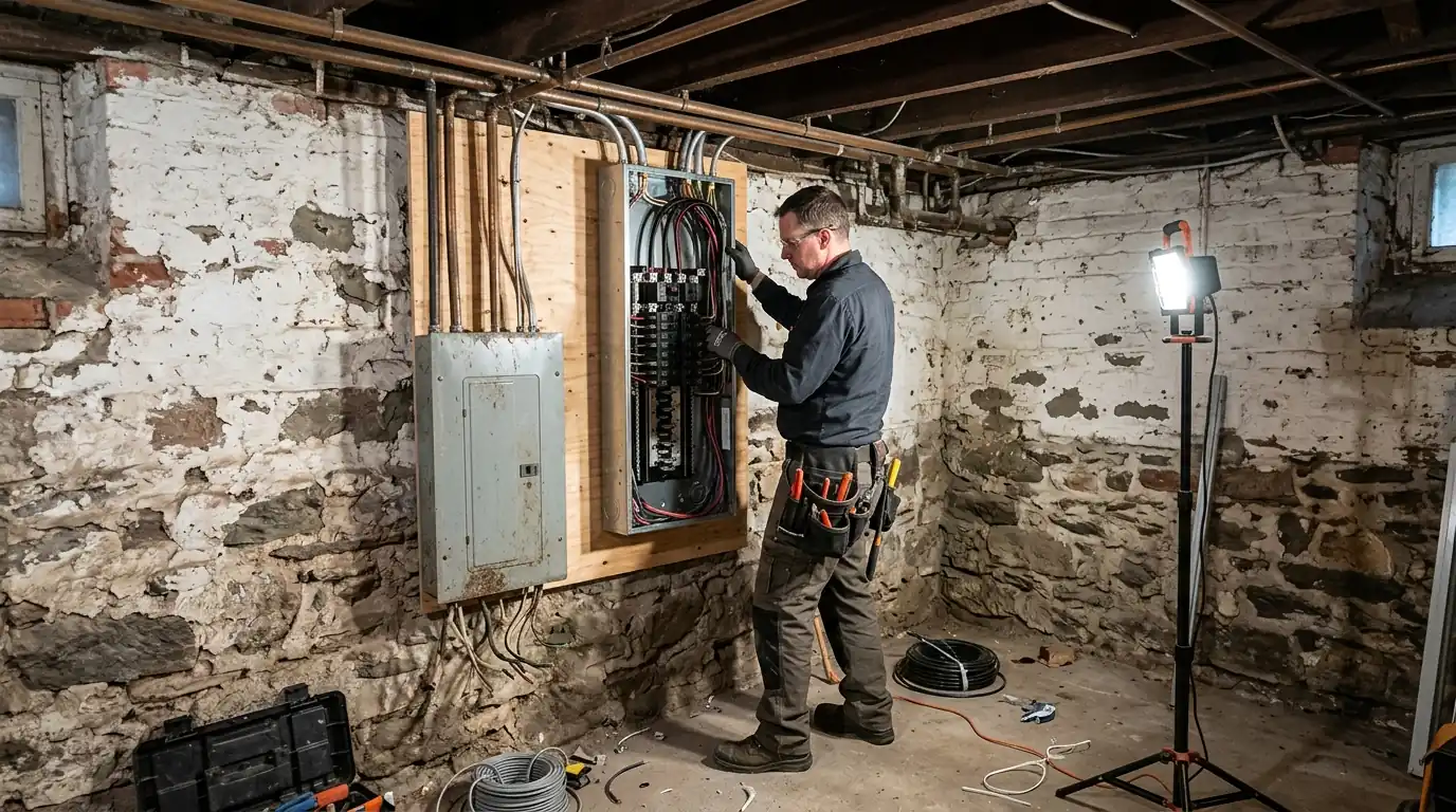 Electrical Panel Upgrade in a Boston home