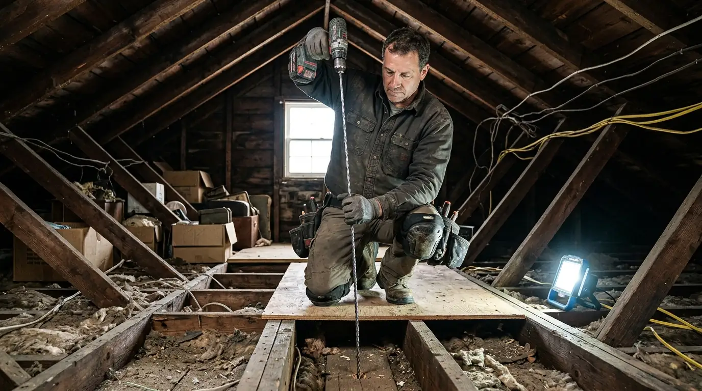 Whole-House Rewiring in a Boston home