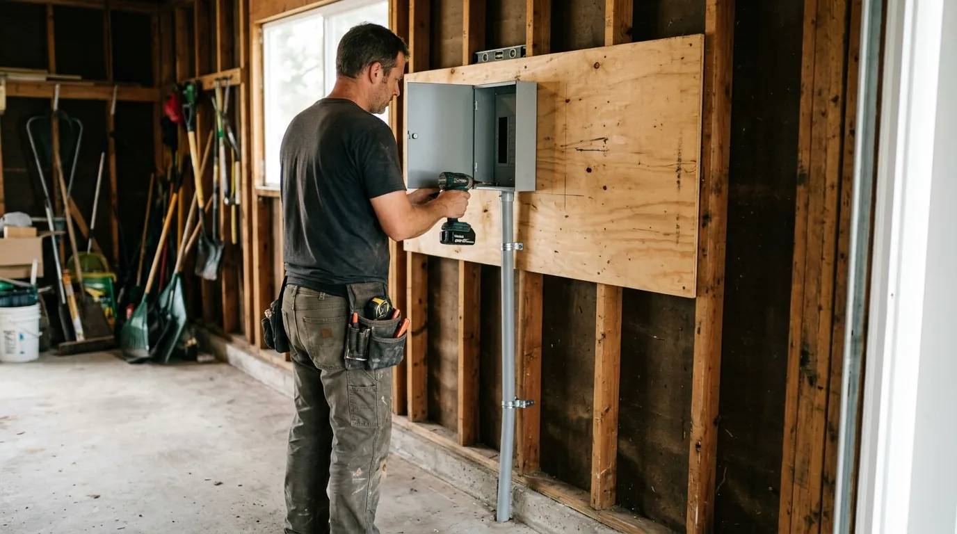 Subpanel Installation in a Boston home