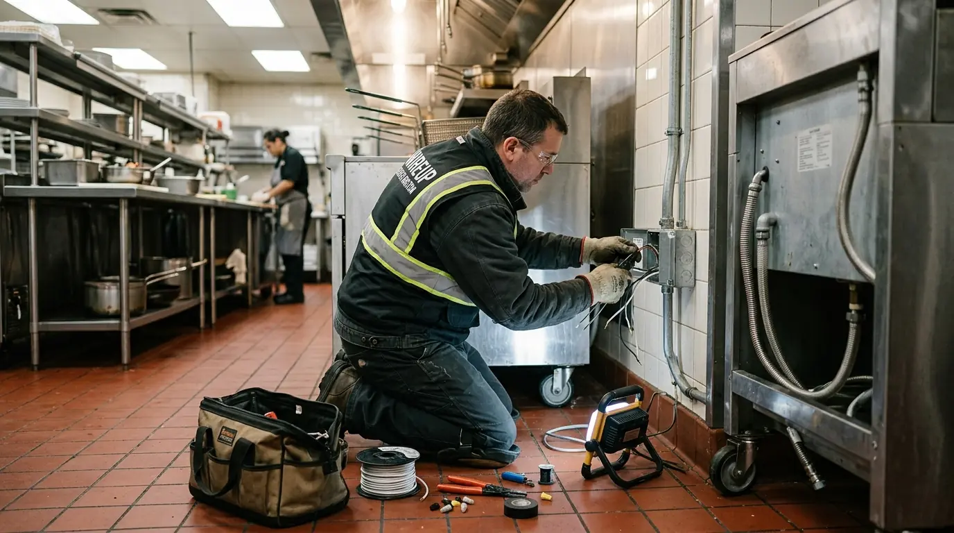 Restaurant Electrical in a Boston home