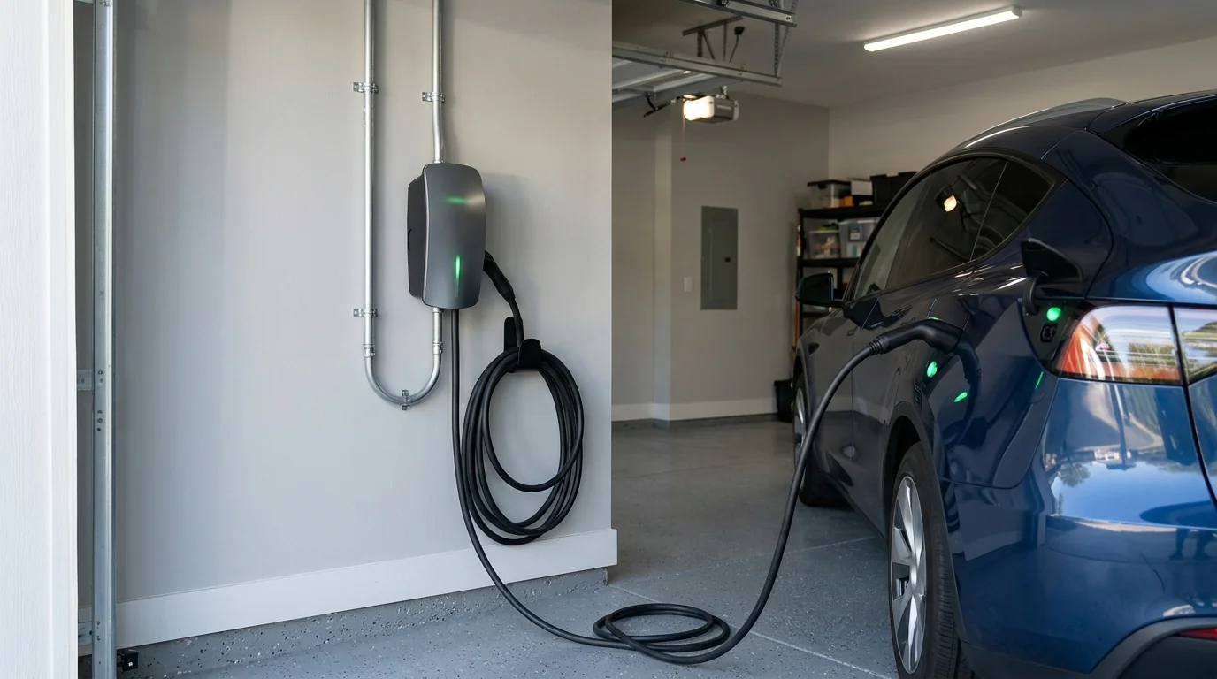 EV & Home Energy work by WireUp electricians in Boston