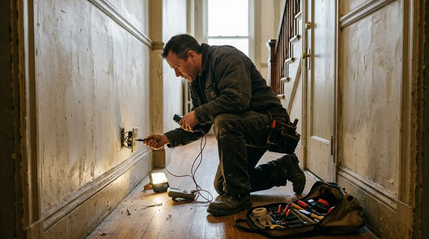 Electrical Troubleshooting in a Boston home